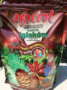 Высококачественное гранулированное многокомпонентное осеннее удобрение Agrecol (Агрекол) для хвойных растений (7)